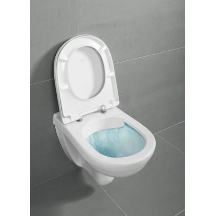 Villeroy & Boch 5660HR01 - Wall-hung toilet with SoftClose seat O.NOVO ceramic/white