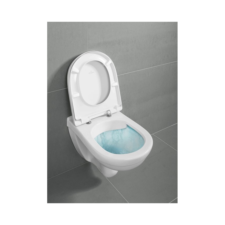 Villeroy & Boch 5660HR01 - Wall-hung toilet with SoftClose seat O.NOVO ceramic/white