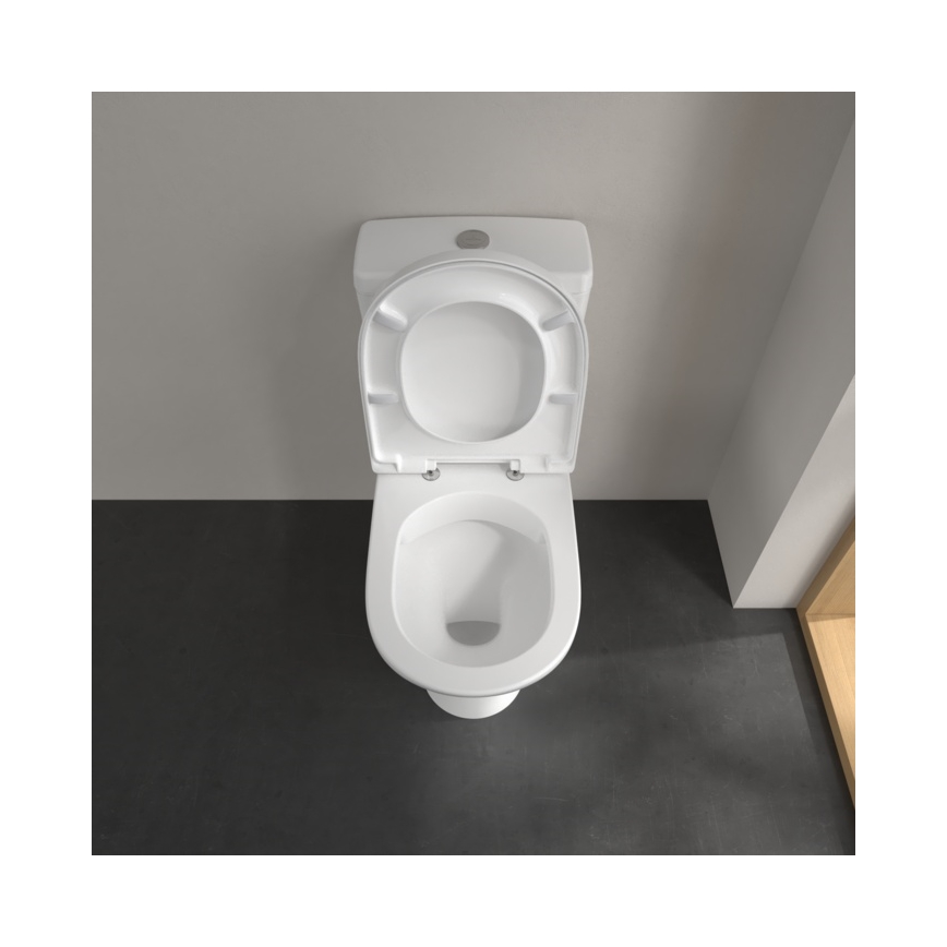 Villeroy & Boch 5661R001 - O.NOVO close-coupled toilet, ceramic/white