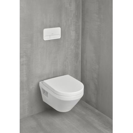 Villeroy & Boch 5684CLR1 - Wall-hung toilet with SoftClose seat ARCHITECTURA ceramic/white