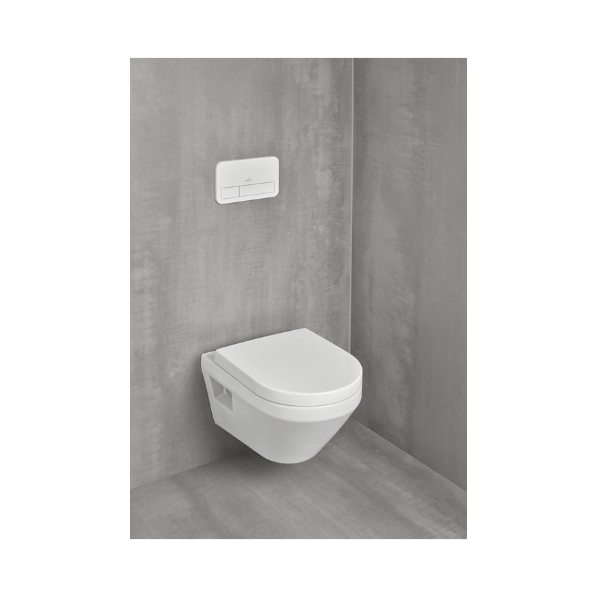Villeroy & Boch 5684CLR1 - Wall-hung toilet with SoftClose seat ARCHITECTURA ceramic/white