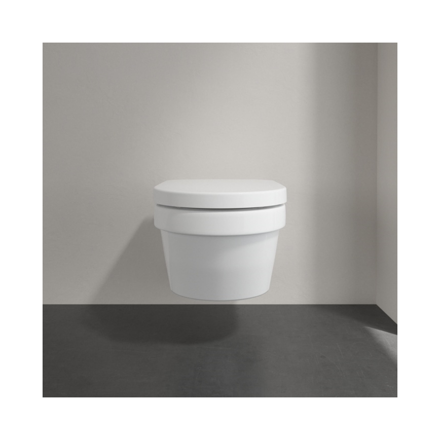 Villeroy & Boch 5684HR01 - ARCHITECTURA wall-hung toilet with SoftClose seat, ceramic/white