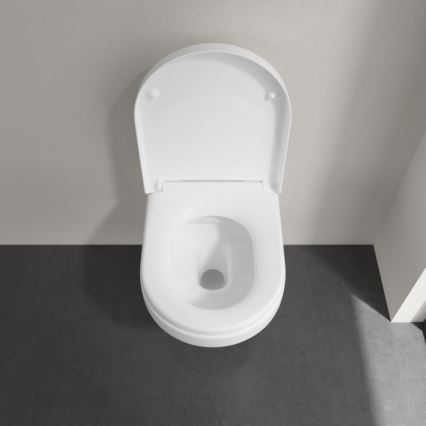 Villeroy & Boch 5684HR01 - ARCHITECTURA wall-hung toilet with SoftClose seat, ceramic/white