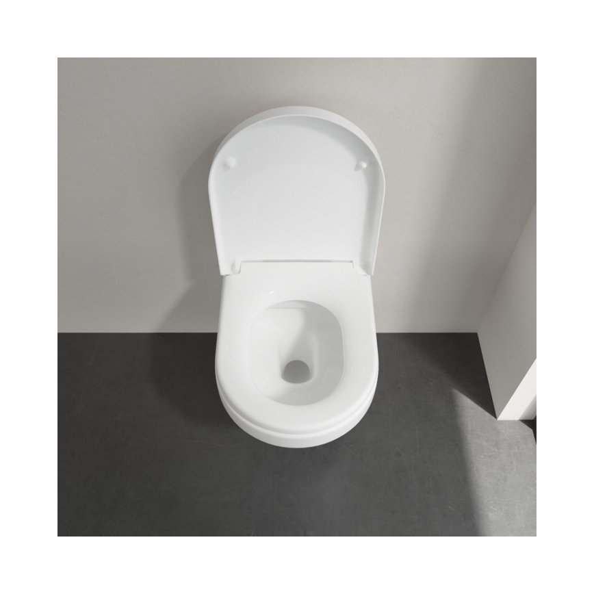 Villeroy & Boch 5684HR01 - ARCHITECTURA wall-hung toilet with SoftClose seat, ceramic/white