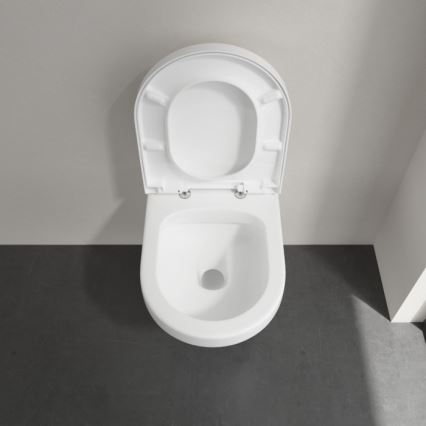 Villeroy & Boch 5684HR01 - ARCHITECTURA wall-hung toilet with SoftClose seat, ceramic/white