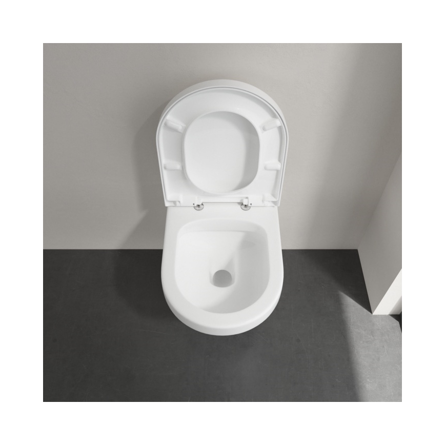 Villeroy & Boch 5684HR01 - ARCHITECTURA wall-hung toilet with SoftClose seat, ceramic/white