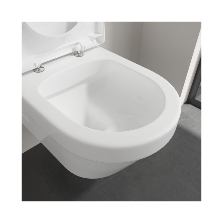 Villeroy & Boch 5684HR01 - ARCHITECTURA wall-hung toilet with SoftClose seat, ceramic/white