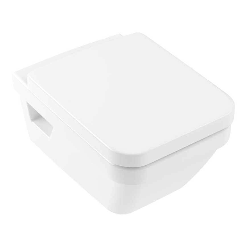 Villeroy & Boch 5685HR01 - ARCHITECTURA Wall-hung toilet with SoftClose seat, ceramic/white