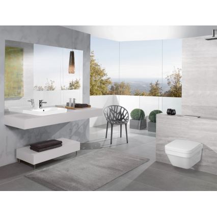Villeroy & Boch 5685HR01 - ARCHITECTURA Wall-hung toilet with SoftClose seat, ceramic/white