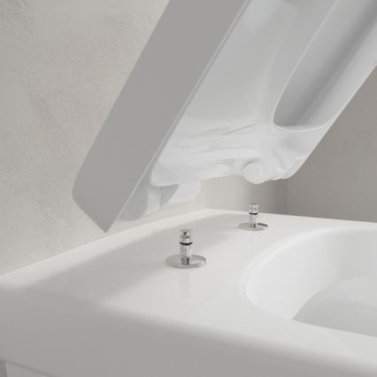 Villeroy & Boch 5685HR01 - ARCHITECTURA Wall-hung toilet with SoftClose seat, ceramic/white