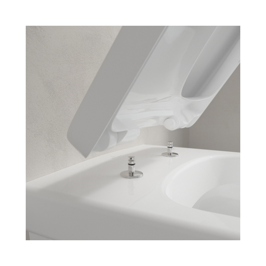 Villeroy & Boch 5685HR01 - ARCHITECTURA Wall-hung toilet with SoftClose seat, ceramic/white