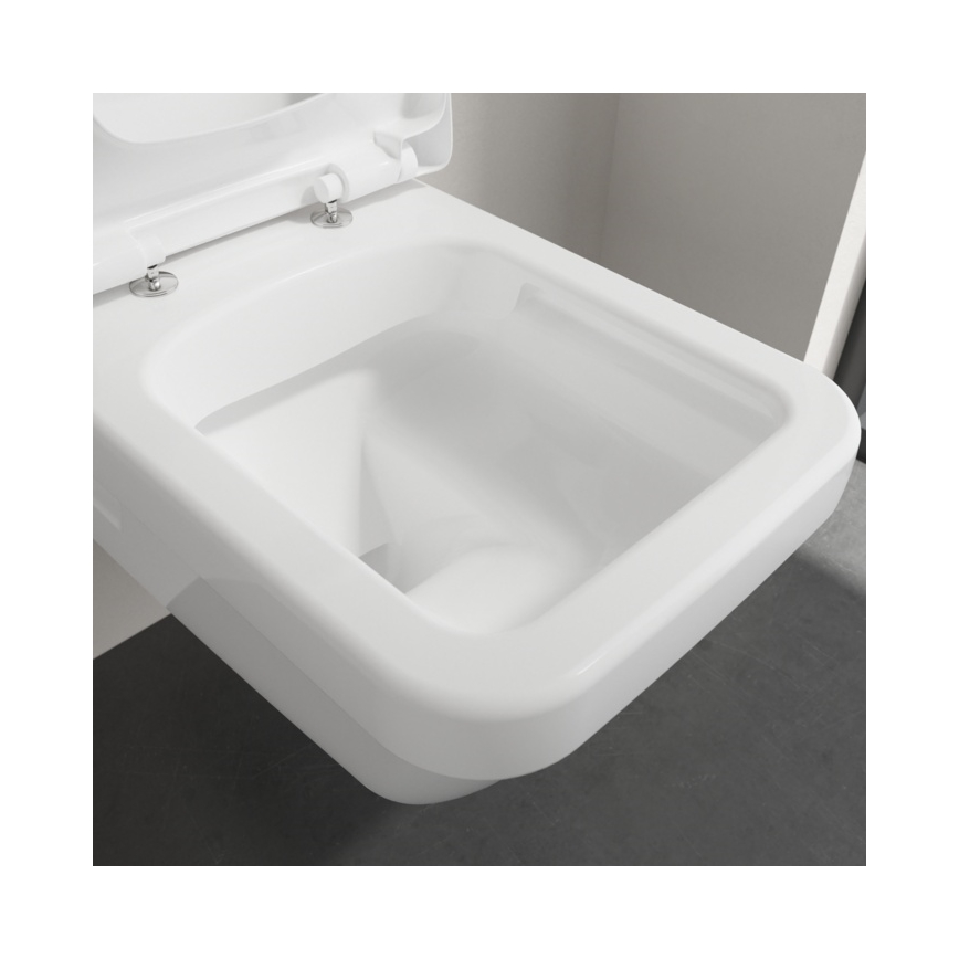Villeroy & Boch 5685HR01 - ARCHITECTURA Wall-hung toilet with SoftClose seat, ceramic/white