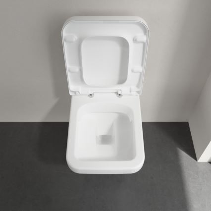 Villeroy & Boch 5685HR01 - ARCHITECTURA Wall-hung toilet with SoftClose seat, ceramic/white