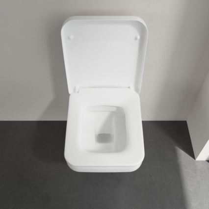 Villeroy & Boch 5685HR01 - ARCHITECTURA Wall-hung toilet with SoftClose seat, ceramic/white