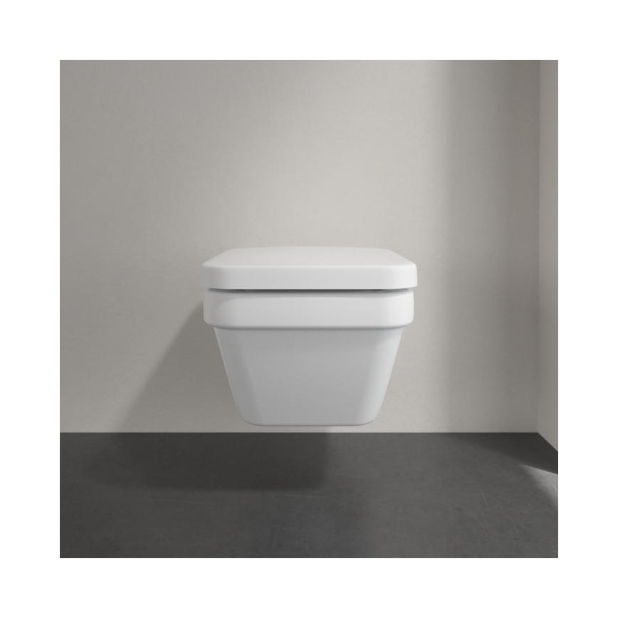 Villeroy & Boch 5685HR01 - ARCHITECTURA Wall-hung toilet with SoftClose seat, ceramic/white