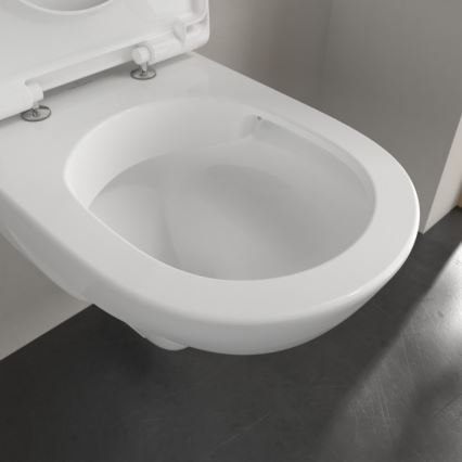 Villeroy & Boch 5688HR01 - O.NOVO wall-hung toilet with SoftClose seat, ceramic/white