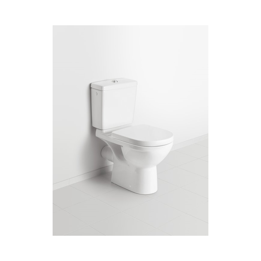 Villeroy & Boch 5760G101 - O.NOVO combined flush WC cistern, rear/side water inlet, white