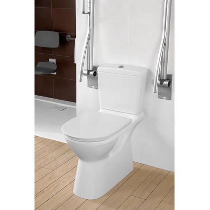 Villeroy & Boch 5760G101 - O.NOVO combined flush WC cistern, rear/side water inlet, white