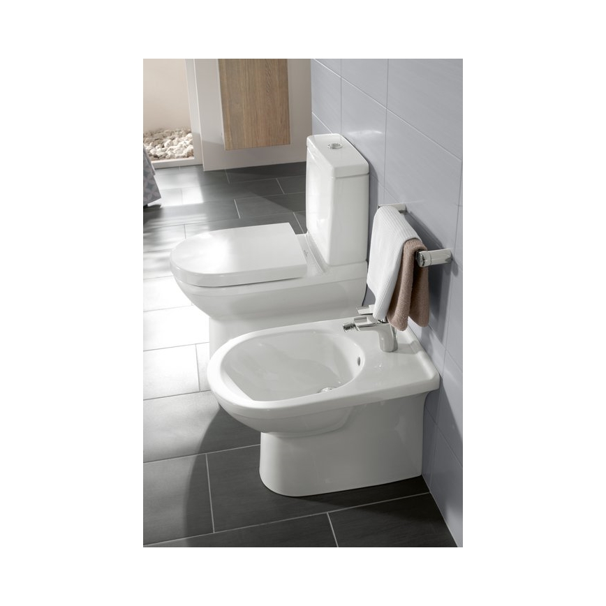 Villeroy & Boch 5788S101 - O.NOVO flush combi toilet cistern, rear/side water inlet, white
