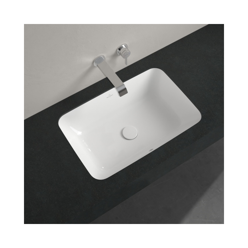 Villeroy & Boch 5A776001 - Built-in washbasin ARCHITECTURA 57x37 ceramic/white
