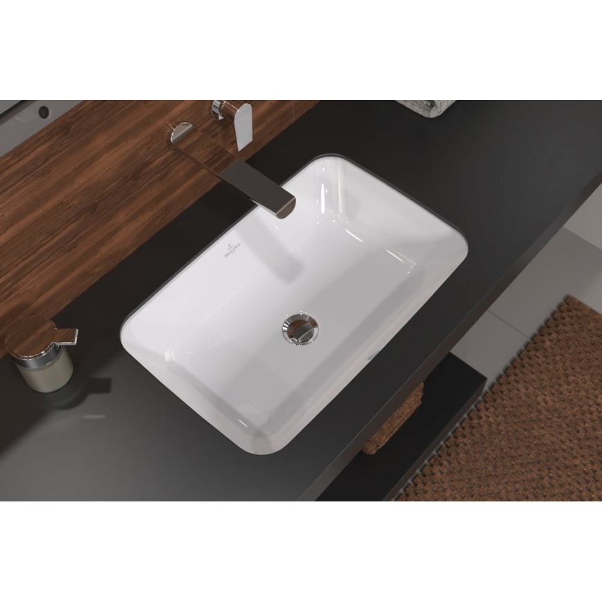 Villeroy & Boch 5A776001 - Built-in washbasin ARCHITECTURA 57x37 ceramic/white