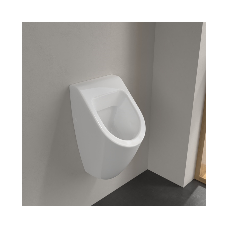 Villeroy & Boch 75130001 - SUBWAY Urinal, rear outlet, white ceramic