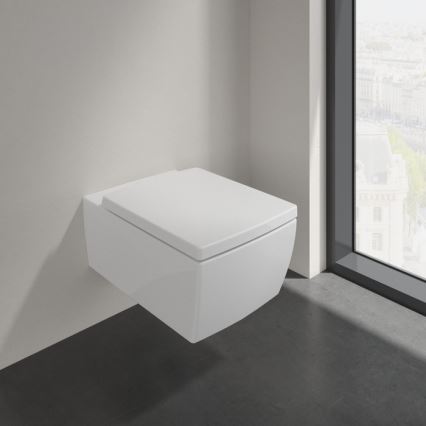 Villeroy & Boch 8M24S101 - MEMENTO 2.0 SoftClose Toilet Seat, White