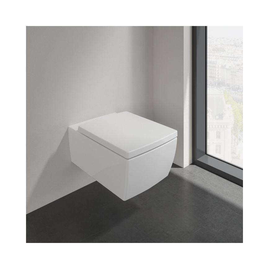 Villeroy & Boch 8M24S101 - MEMENTO 2.0 SoftClose Toilet Seat, White