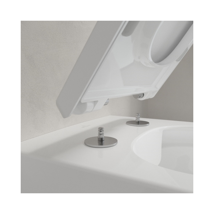 Villeroy & Boch 8M24S101 - MEMENTO 2.0 SoftClose Toilet Seat, White