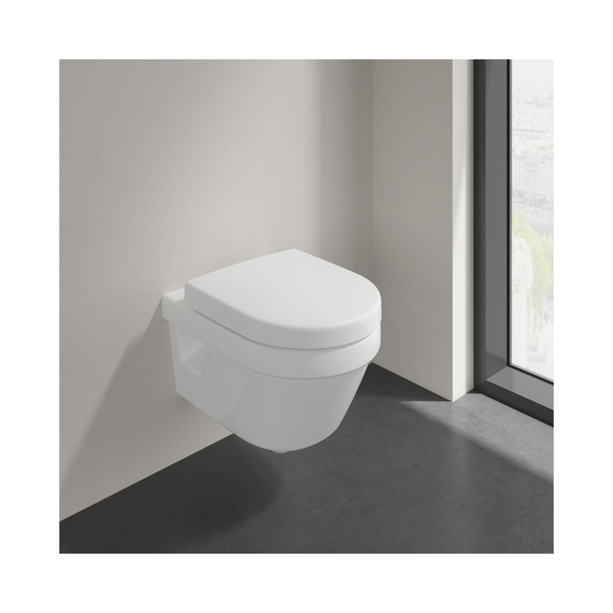 Villeroy & Boch 8M42S101 - SUBWAY 3.0 SoftClose Toilet Seat, White