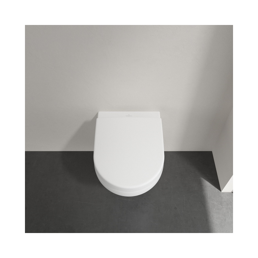 Villeroy & Boch 8M42S101 - SUBWAY 3.0 SoftClose Toilet Seat, White