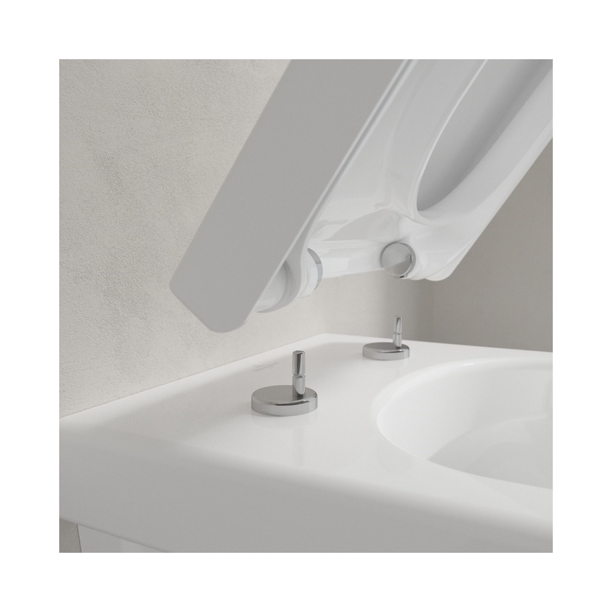 Villeroy & Boch 8M42S101 - SUBWAY 3.0 SoftClose Toilet Seat, White