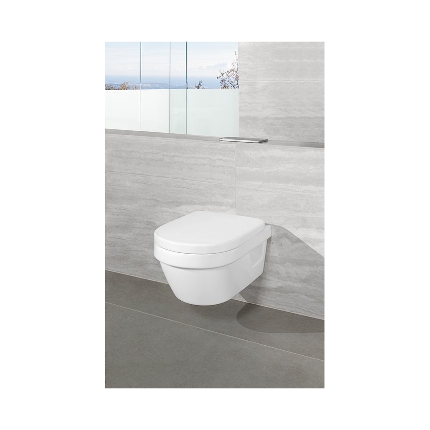 Villeroy & Boch 8M42S101 - SUBWAY 3.0 SoftClose Toilet Seat, White