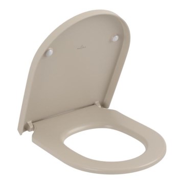 Villeroy & Boch 8M42S1AM - SUBWAY 3.0 SoftClose Toilet Seat, Beige