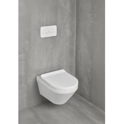 Villeroy & Boch 8M70S101 - ARCHITECTURA SoftClose Toilet Seat, White