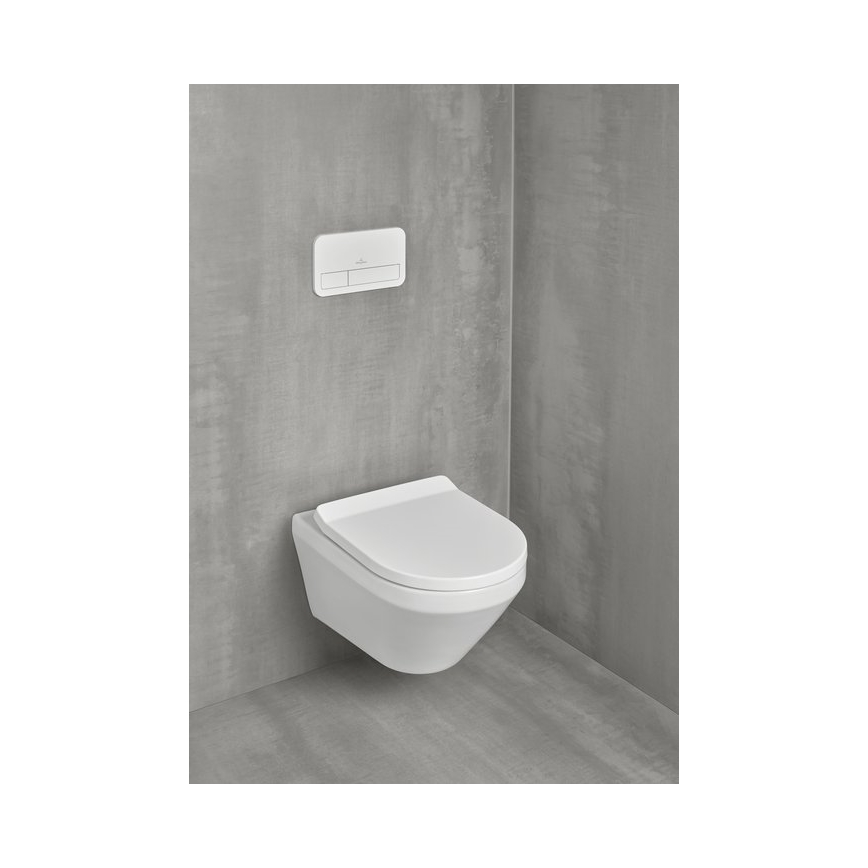 Villeroy & Boch 8M70S101 - ARCHITECTURA SoftClose Toilet Seat, White
