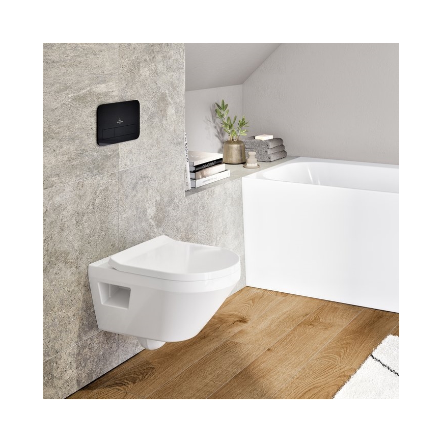 Villeroy & Boch 8M70S101 - ARCHITECTURA SoftClose Toilet Seat, White