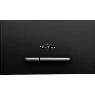 Villeroy & Boch 922169AN - VICONNECT flush plate matte black/matte chrome