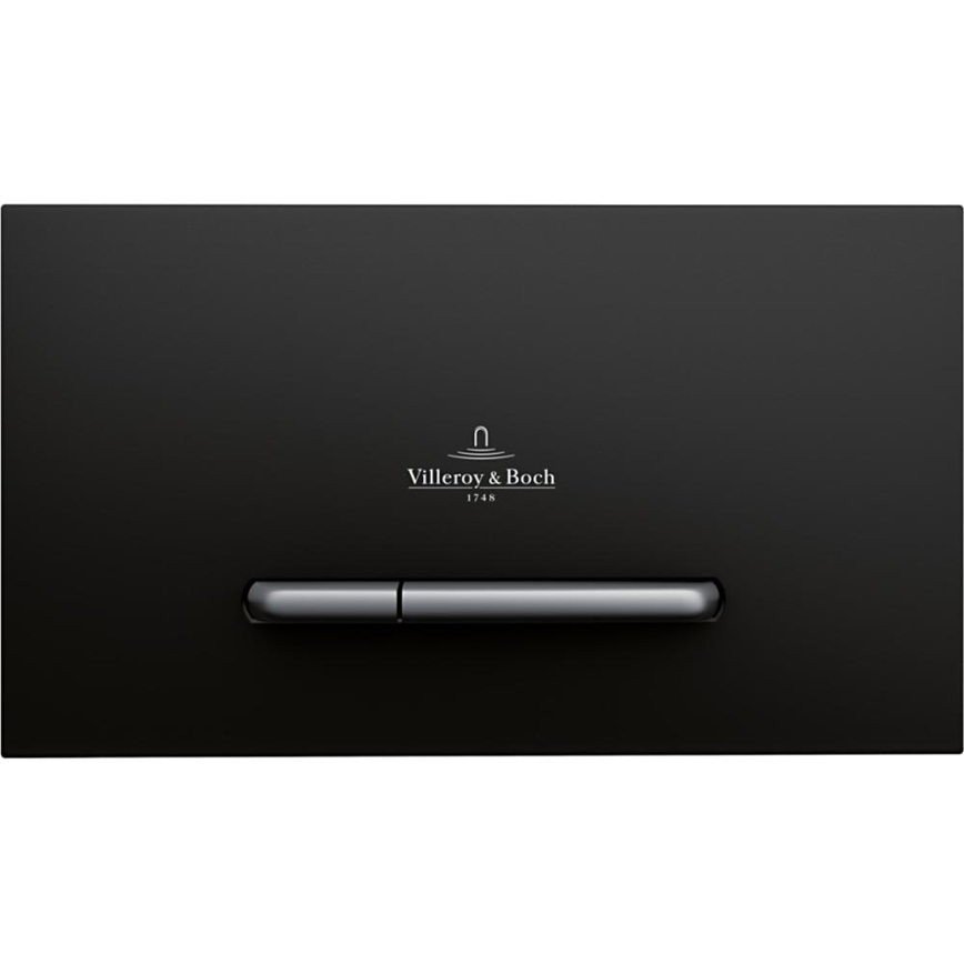 Villeroy & Boch 922169AN - VICONNECT flush plate matte black/matte chrome