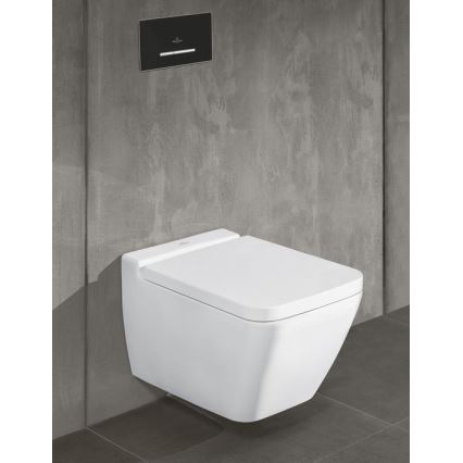 Villeroy & Boch 922169AN - VICONNECT flush plate matte black/matte chrome