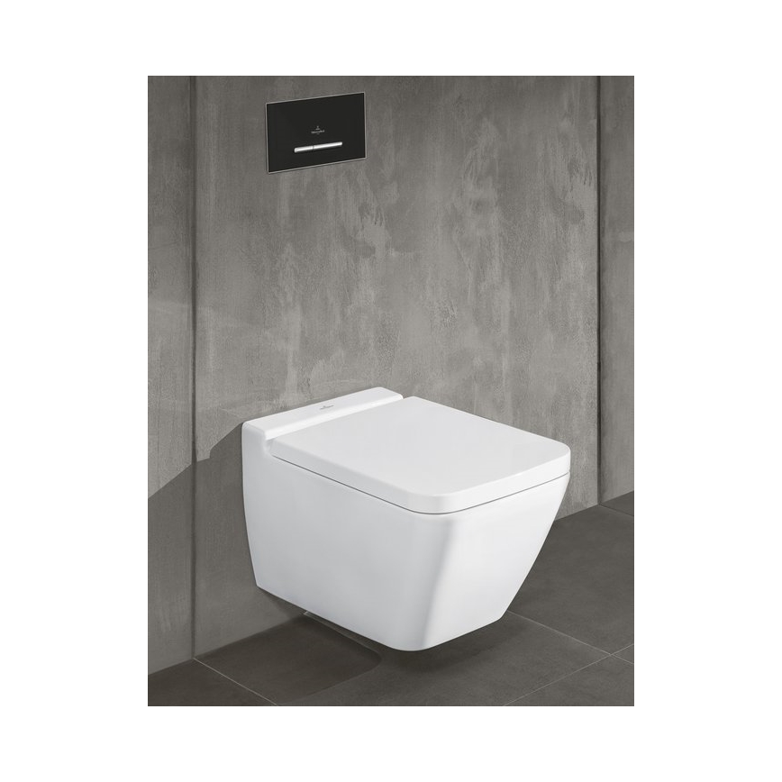 Villeroy & Boch 922169AN - VICONNECT flush plate matte black/matte chrome