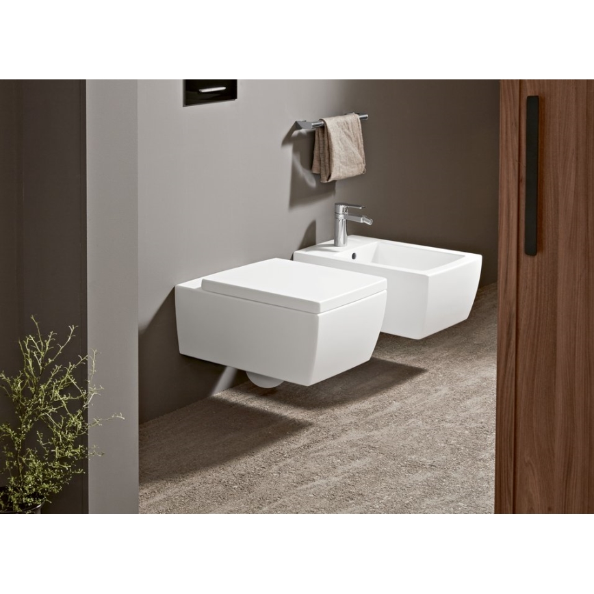 Villeroy & Boch 922169AN - VICONNECT flush plate matte black/matte chrome