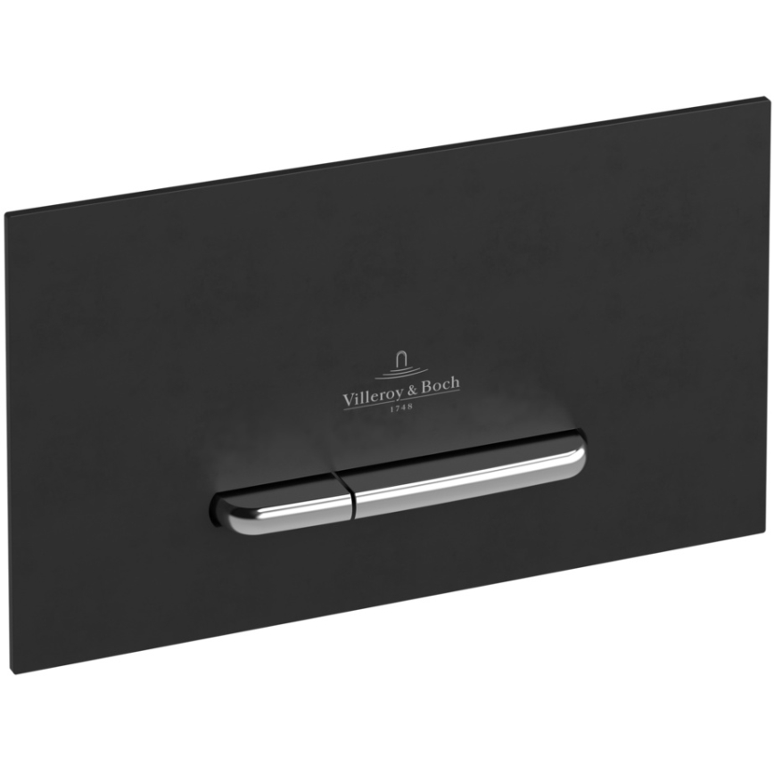 Villeroy & Boch 922169AN - VICONNECT flush plate matte black/matte chrome