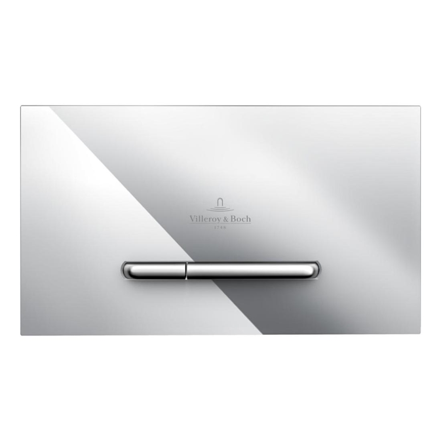 Villeroy & Boch 92218061 - VICONNECT Flush Button, Polished Chrome