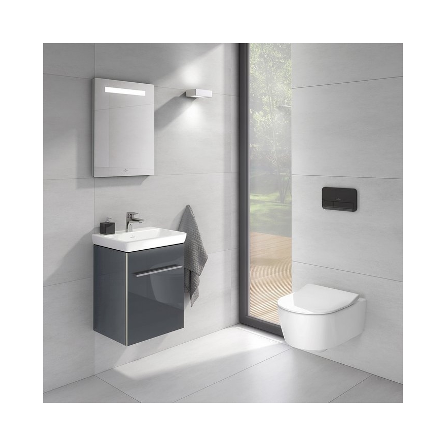Villeroy & Boch 922400RB - VICONNECT Flush Button, Glossy Black