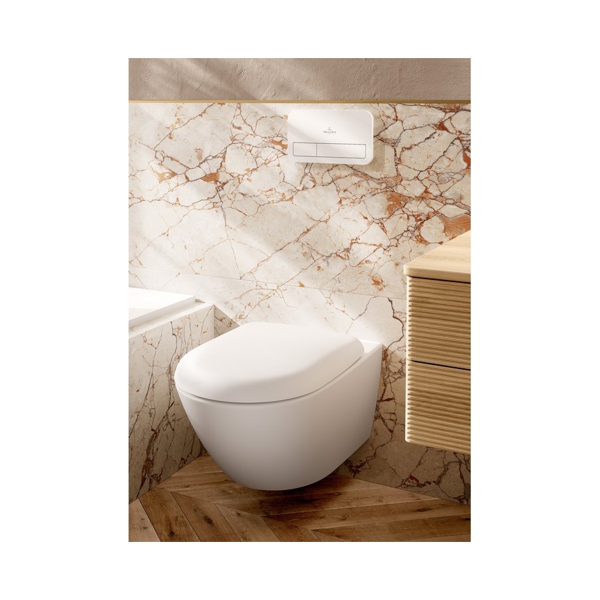 Villeroy & Boch 922400RE - VICONNECT Flush Button, Glossy White