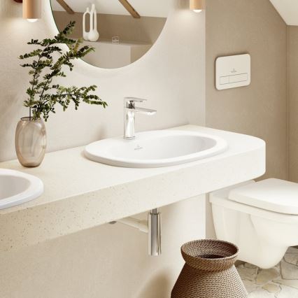 Villeroy & Boch 922400RE - VICONNECT Flush Button, Glossy White