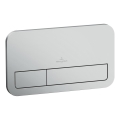 Villeroy & Boch 92249069 - VICONNECT Flush Button, Matte Chrome