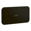 Villeroy & Boch 922490AN - VICONNECT Flush Plate, Black