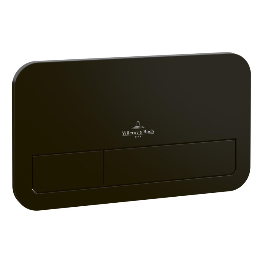 Villeroy & Boch 922490AN - VICONNECT Flush Plate, Black